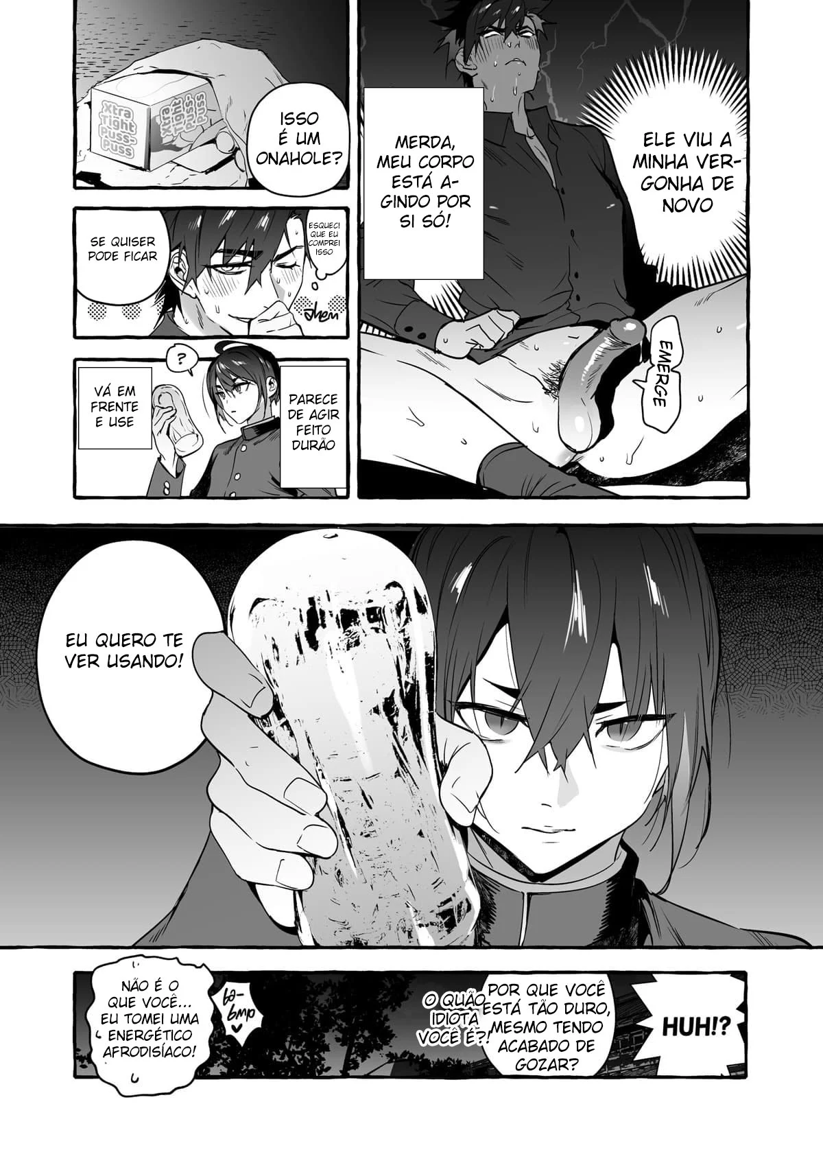 Padrasto Doggy Explícito: Yaoi Ardente em Quadrinhos de Puro Prazer