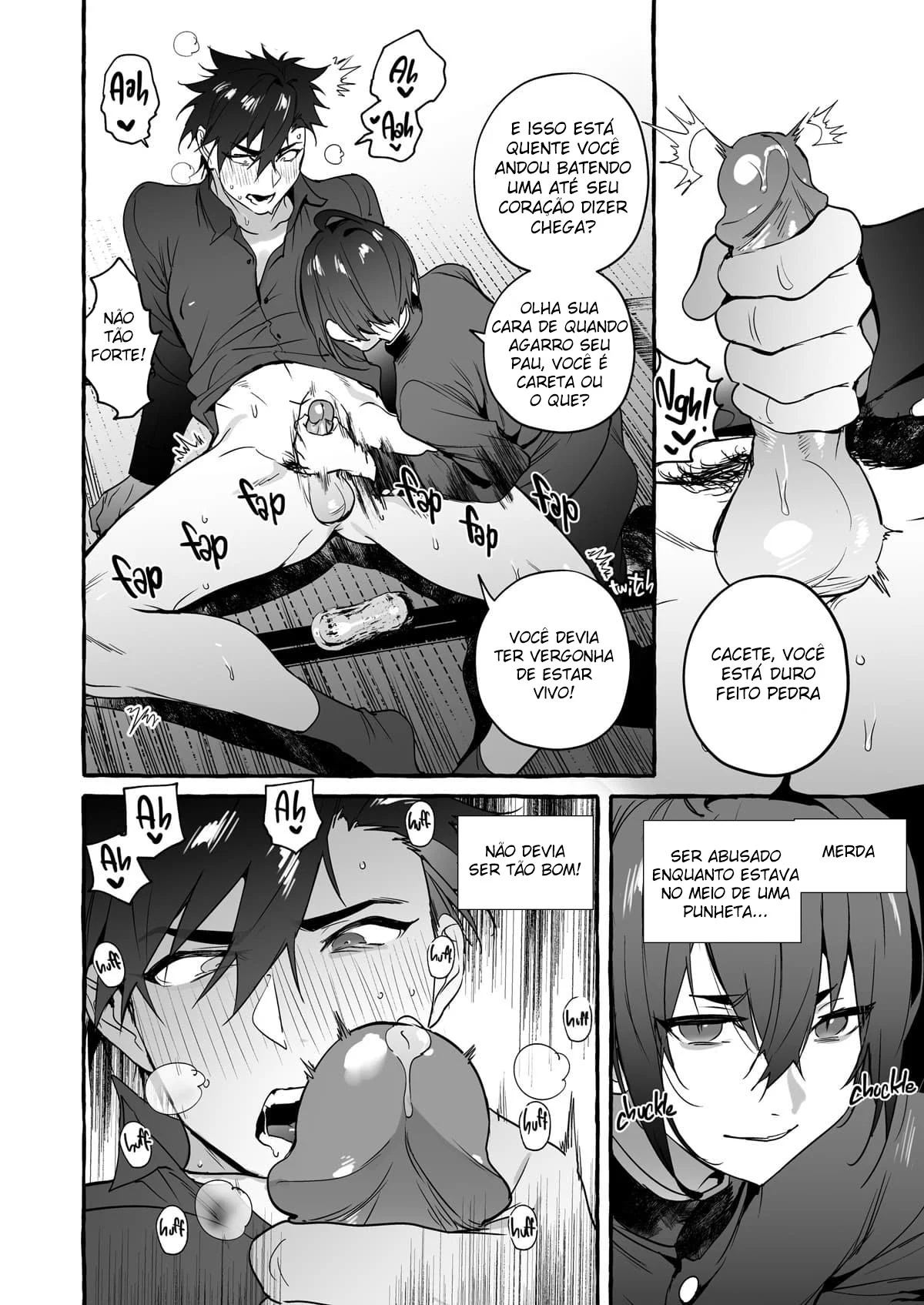 Padrasto Doggy Explícito: Yaoi Ardente em Quadrinhos de Puro Prazer