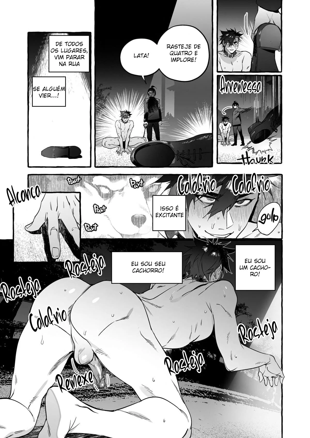 Padrasto Canino 6: Fodas Brutais em Quadrinhos Yaoi Explícitos
