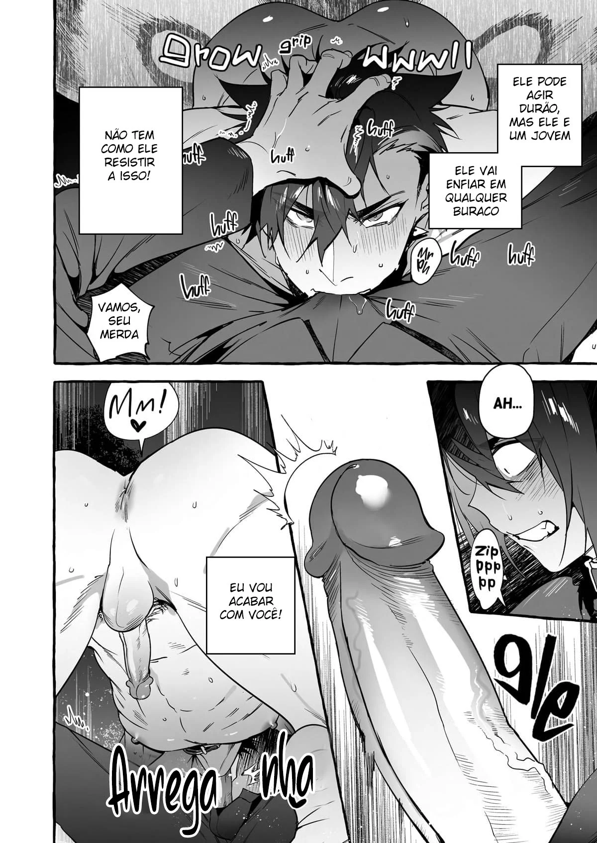 Padrasto Canino 6: Fodas Brutais em Quadrinhos Yaoi Explícitos