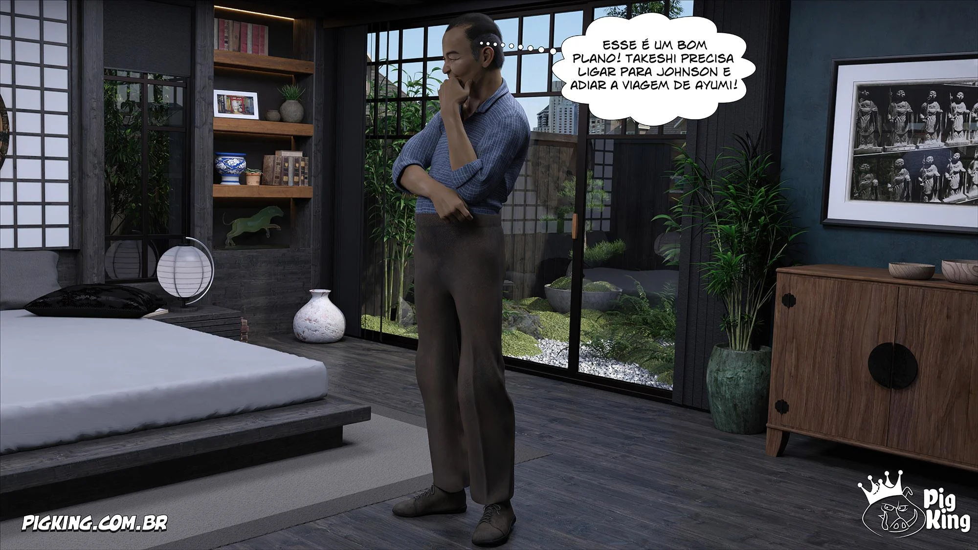 Família Kobayashi Parte 6: Foda em 3D Explícita nos Quadrinhos