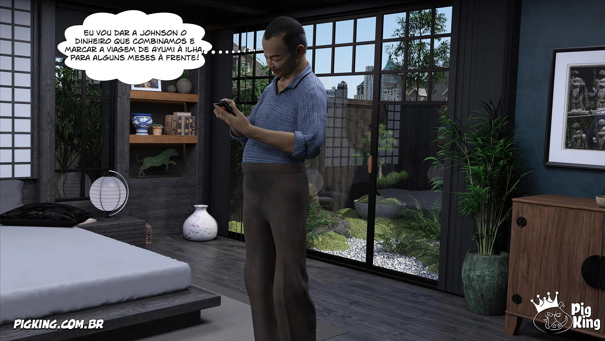 Família Kobayashi Parte 6: Foda em 3D Explícita nos Quadrinhos