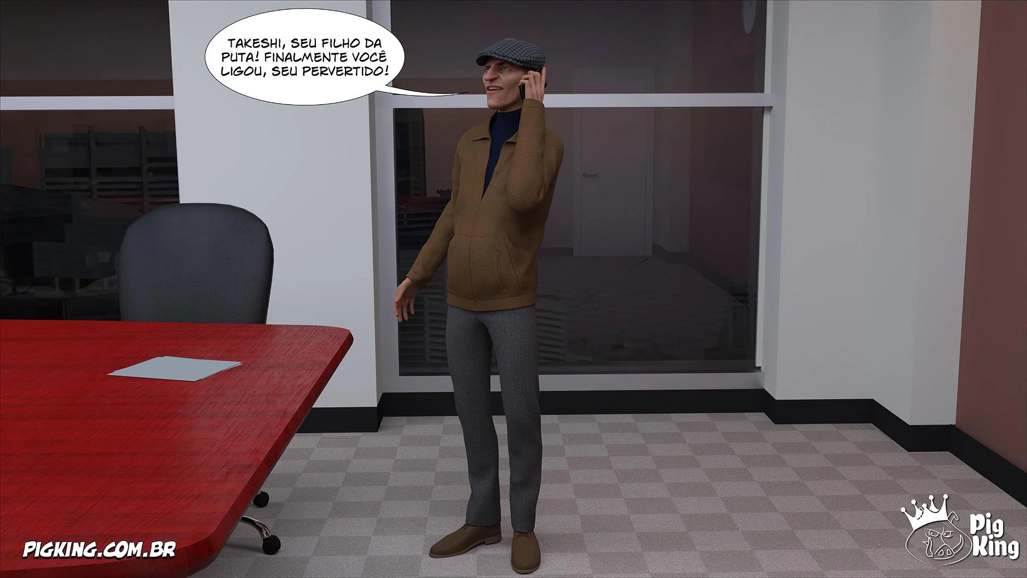 Família Kobayashi Parte 6: Foda em 3D Explícita nos Quadrinhos