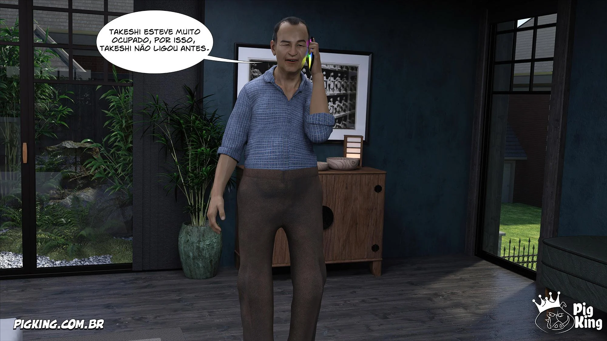 Família Kobayashi Parte 6: Foda em 3D Explícita nos Quadrinhos