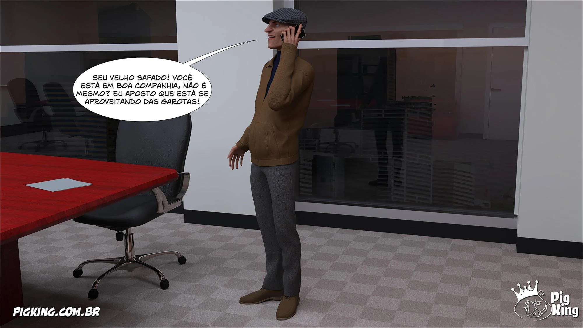 Família Kobayashi Parte 6: Foda em 3D Explícita nos Quadrinhos