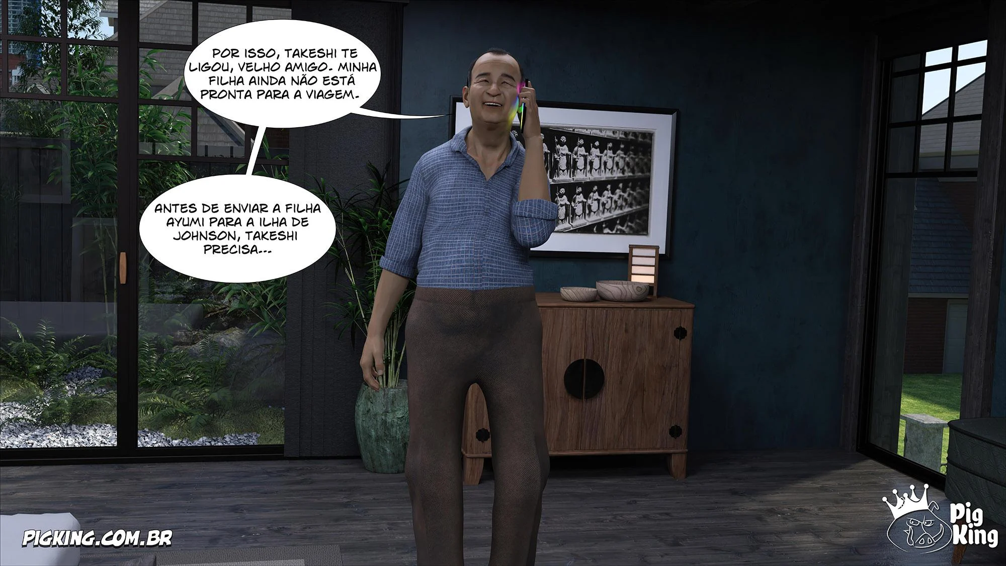 Família Kobayashi Parte 6: Foda em 3D Explícita nos Quadrinhos