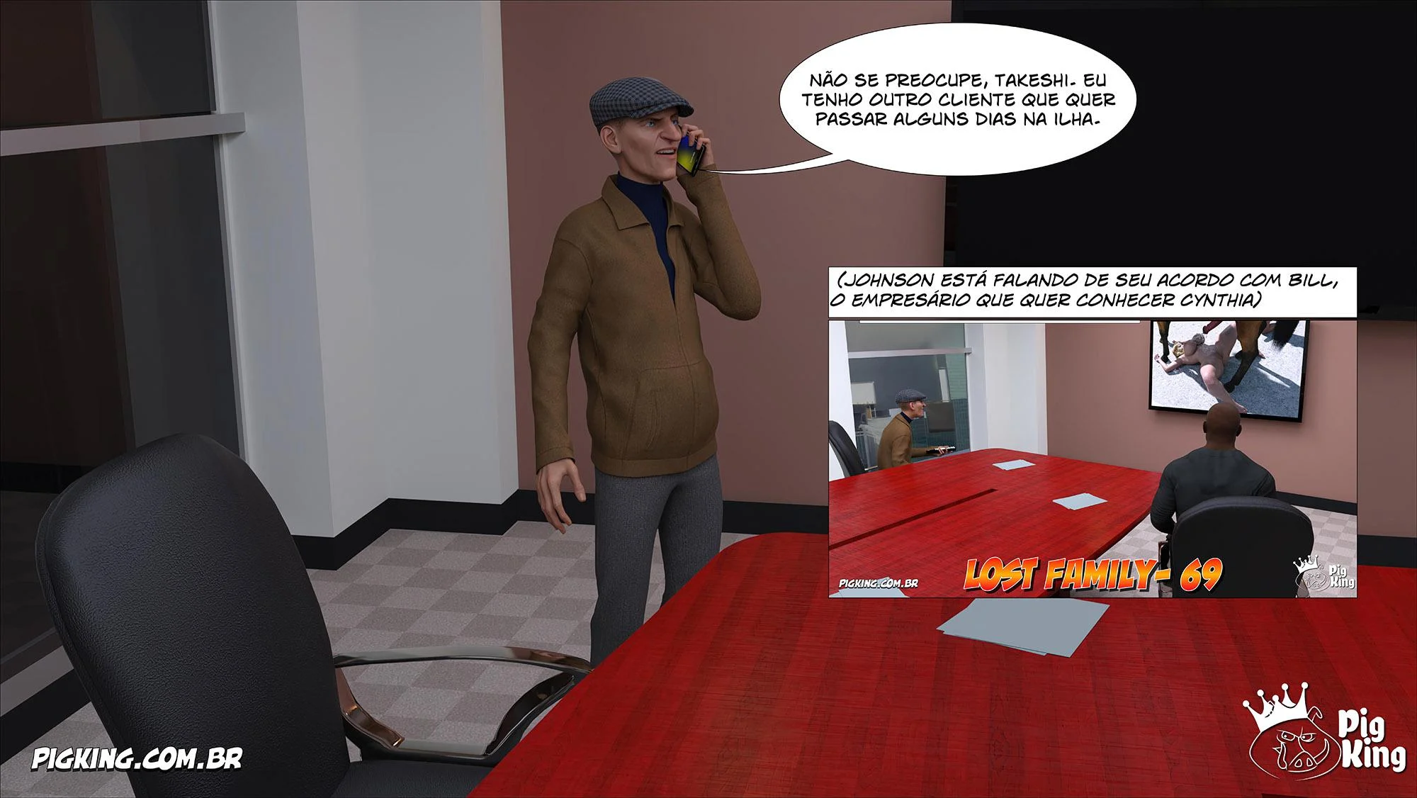 Família Kobayashi Parte 6: Foda em 3D Explícita nos Quadrinhos