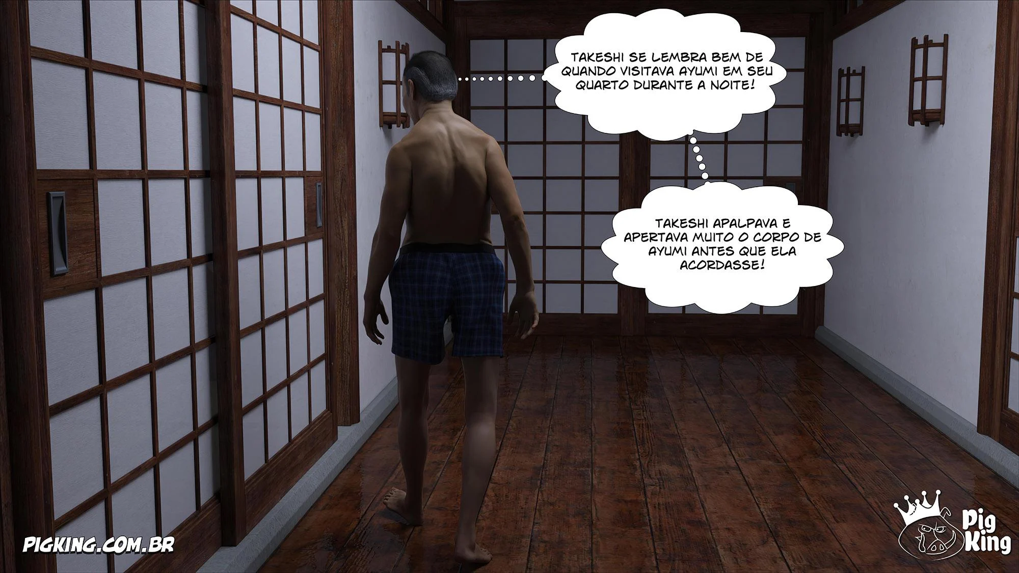 Família Kobayashi Parte 6: Foda em 3D Explícita nos Quadrinhos