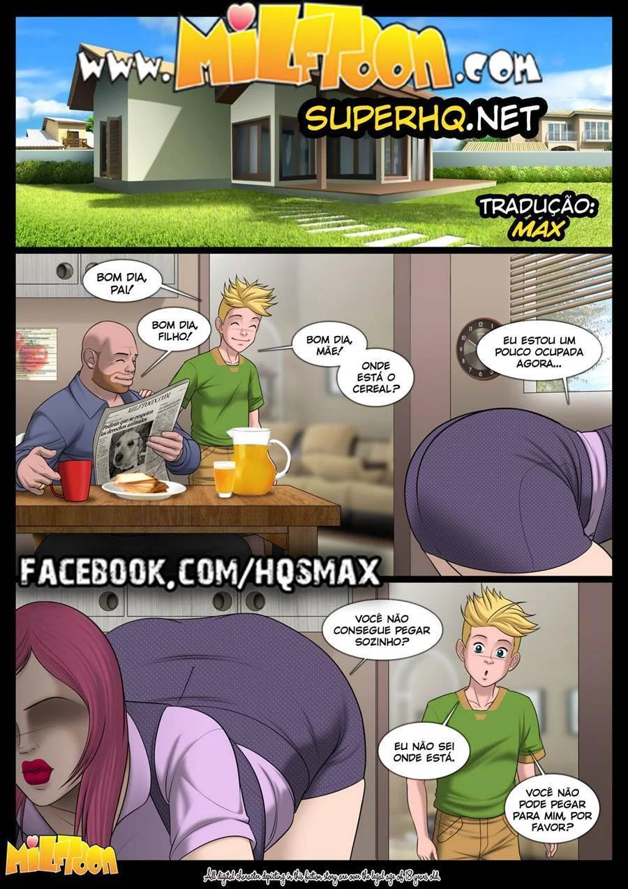 Mãe Putassa Seduz Filho Tarado em HQ Erótica Exclusiva da Milftoon