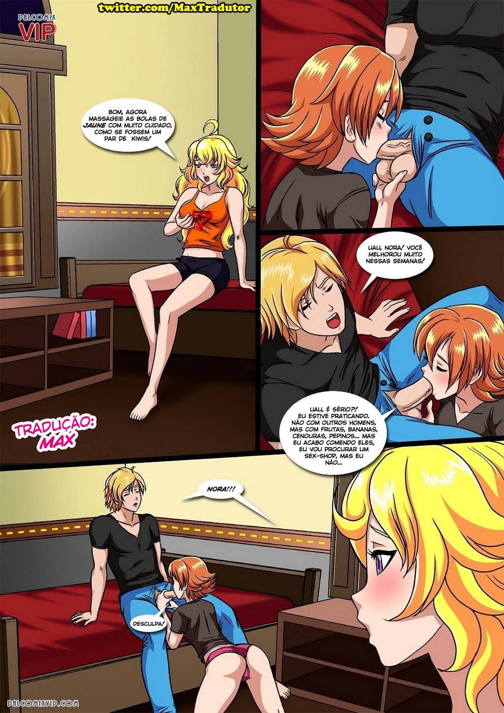 Aula de Pijama 101 - Quadrinhos Eróticos com Sexo Explícito e Fetichismo