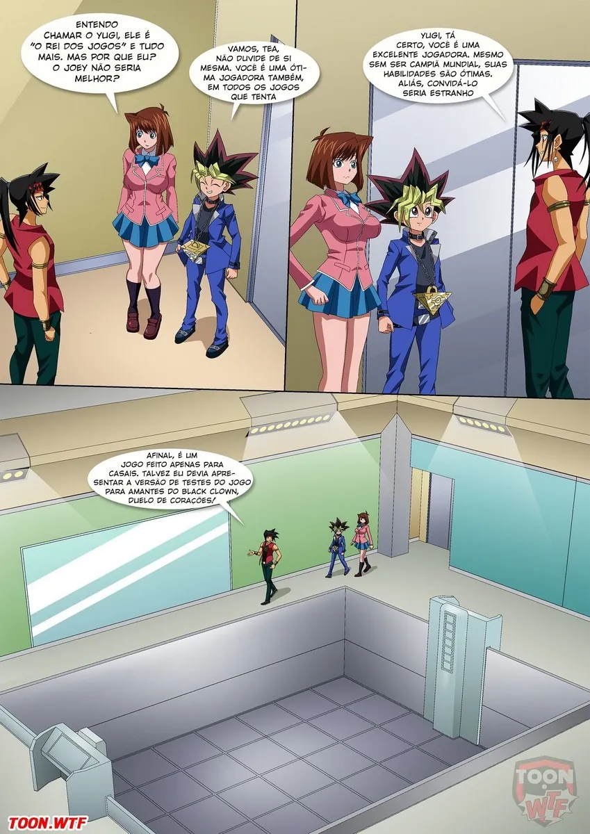 Yugi e Amiga em HQ Picante: Sexo Explícito nos Duelos Proibidos