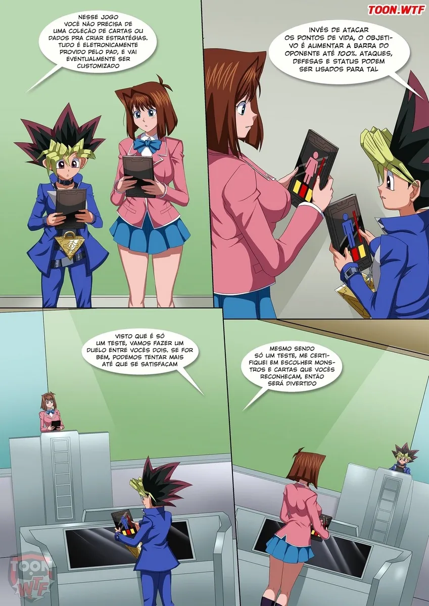 Yugi e Amiga em HQ Picante: Sexo Explícito nos Duelos Proibidos