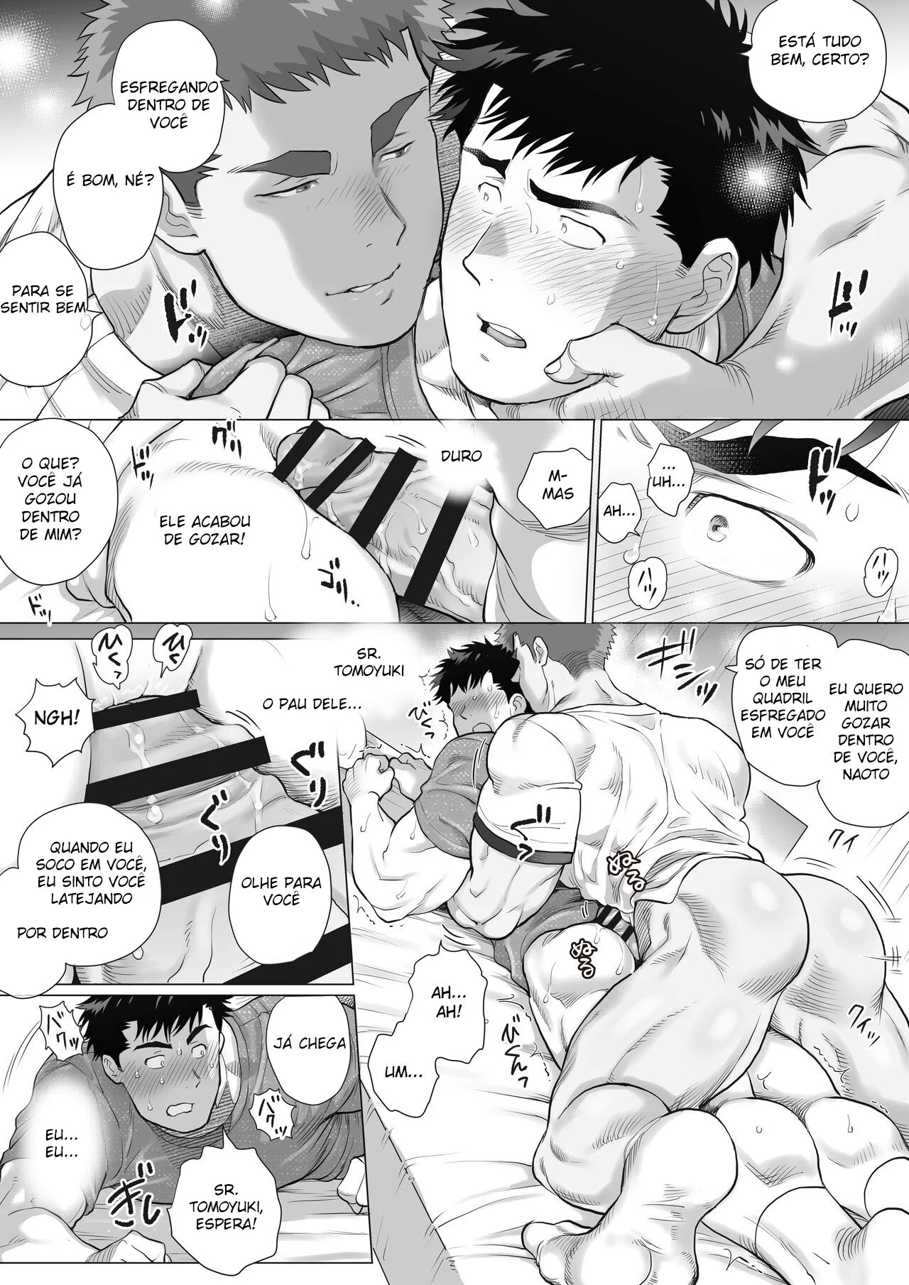 Sexo Explícito Entre Dois Pais Safados - Atos Proibidos de Putaria Yaoi