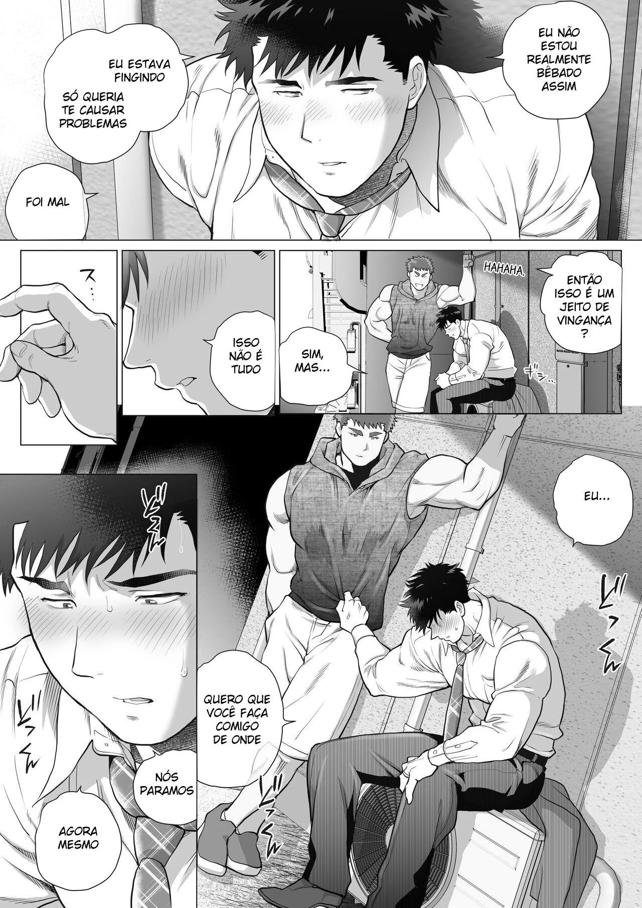 Sexo Explícito Entre Dois Pais Safados - Atos Proibidos de Putaria Yaoi