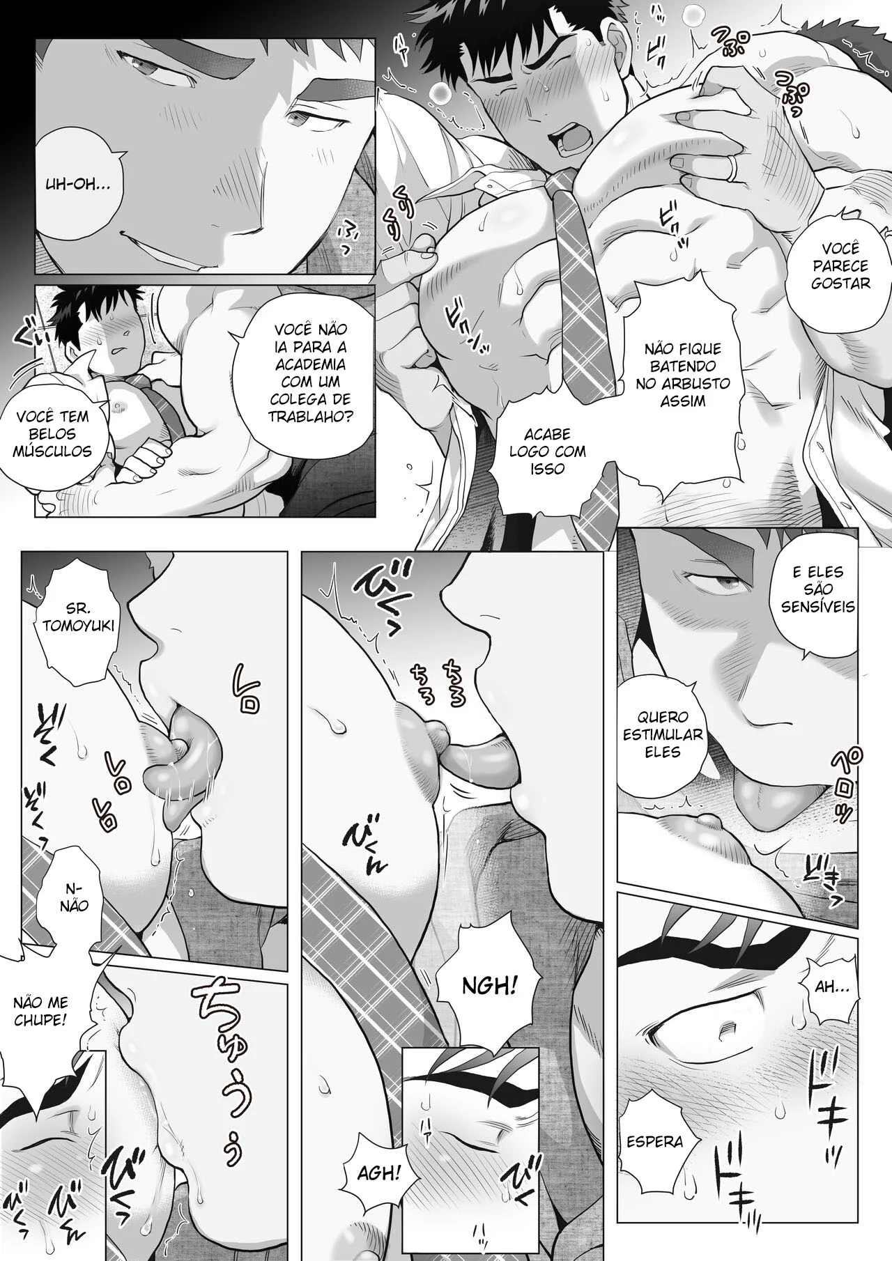 Sexo Explícito Entre Dois Pais Safados - Atos Proibidos de Putaria Yaoi