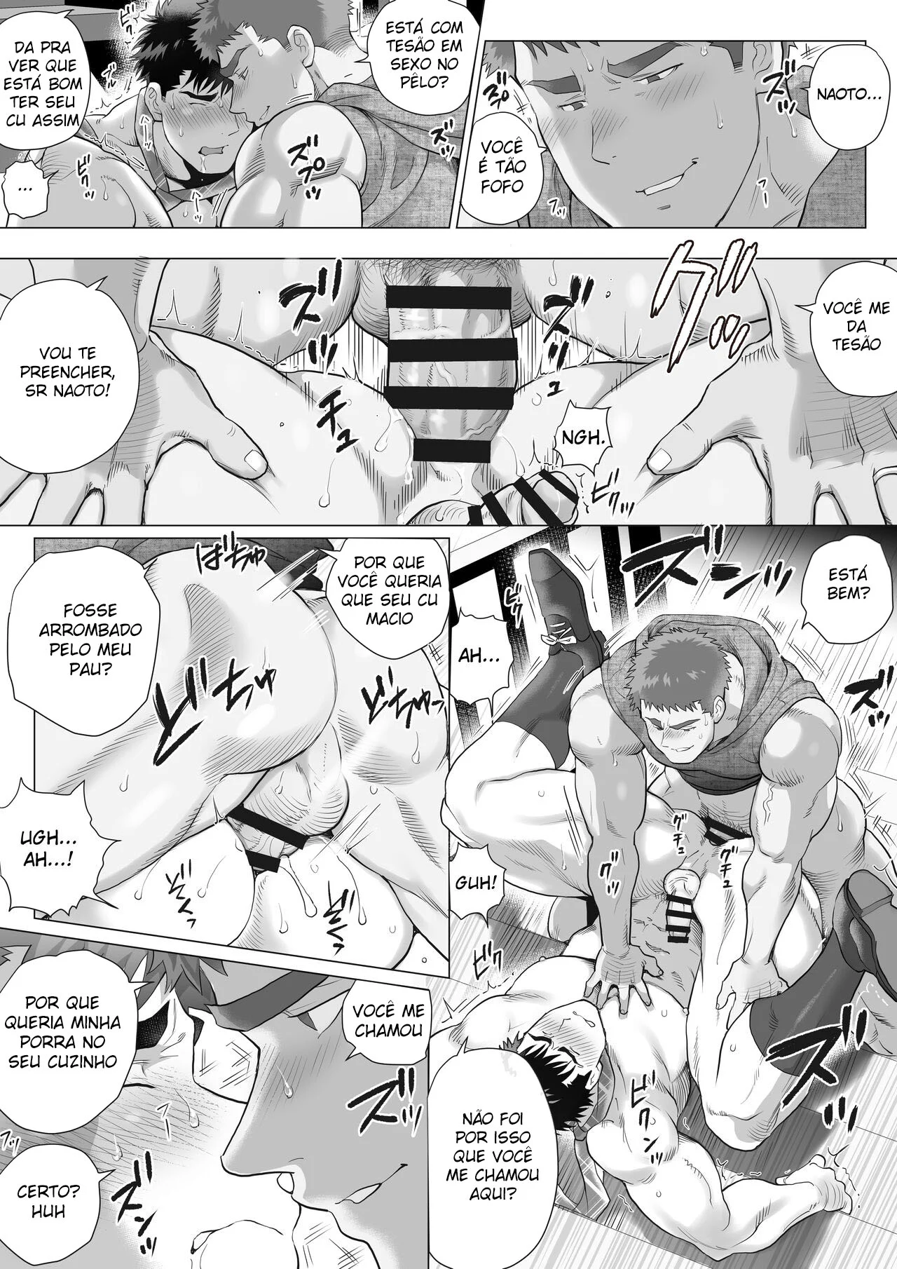 Sexo Explícito Entre Dois Pais Safados - Atos Proibidos de Putaria Yaoi