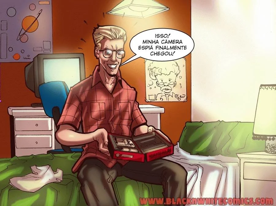 Papai Cuck Mamãe Gostosa: Surra de Pirocada Interracial em HQ Pornô