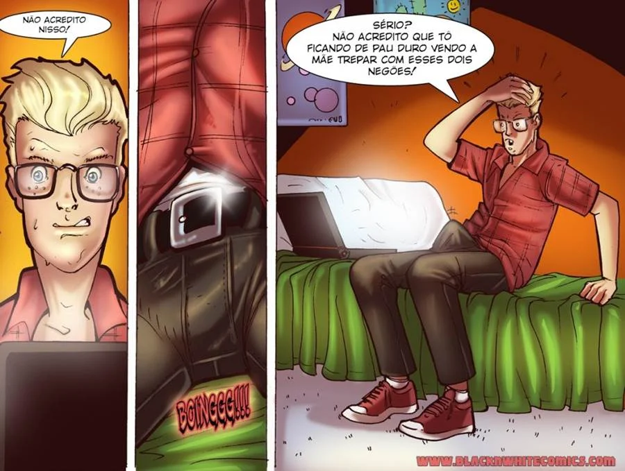 Papai Cuck Mamãe Gostosa: Surra de Pirocada Interracial em HQ Pornô