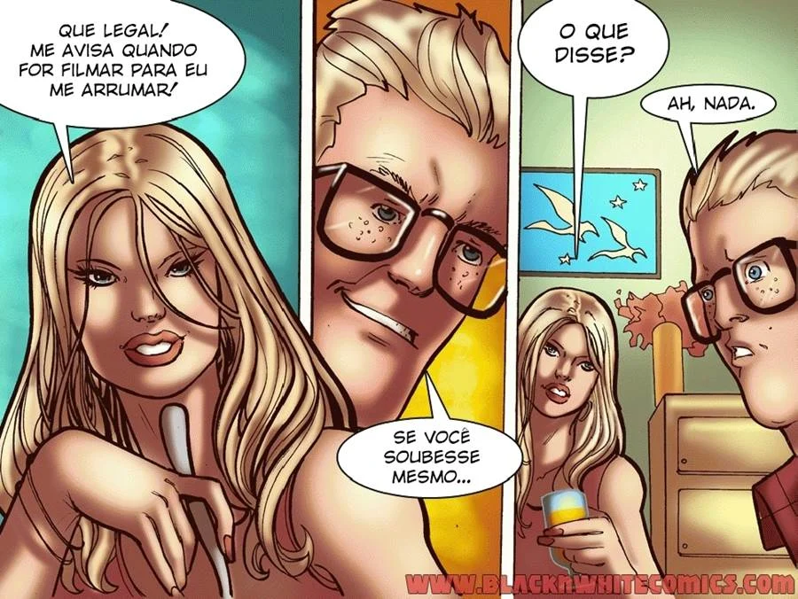 Papai Cuck Mamãe Gostosa: Surra de Pirocada Interracial em HQ Pornô