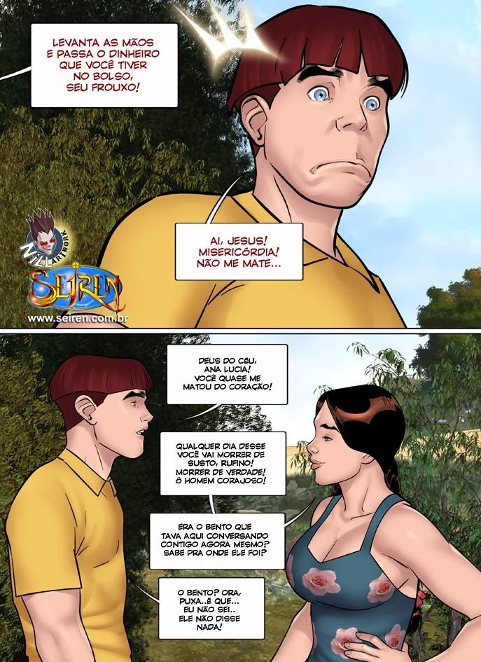 Ana Lúcia Seduz em Cenas Explícitas: Quadrinhos de Sexo Quente e Sem Limites