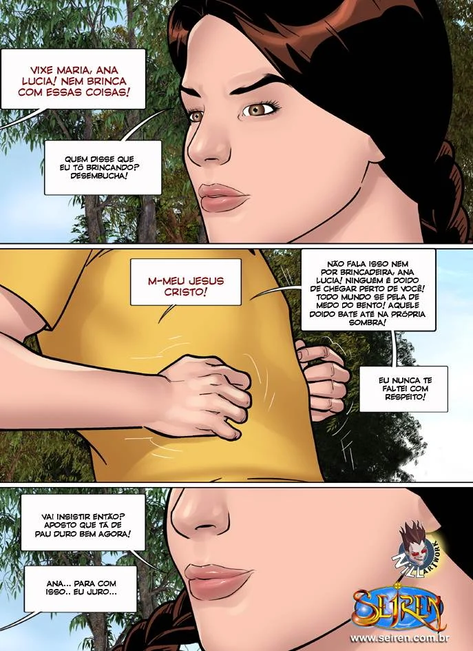 Ana Lúcia Seduz em Cenas Explícitas: Quadrinhos de Sexo Quente e Sem Limites