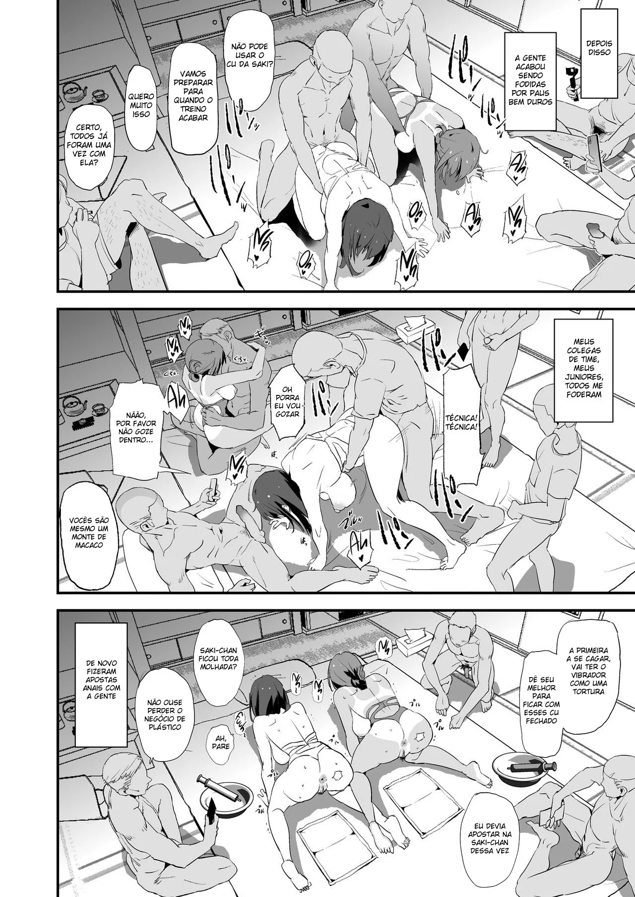 Namorada viciada em rola se oferece como escrava sexual do acampamento