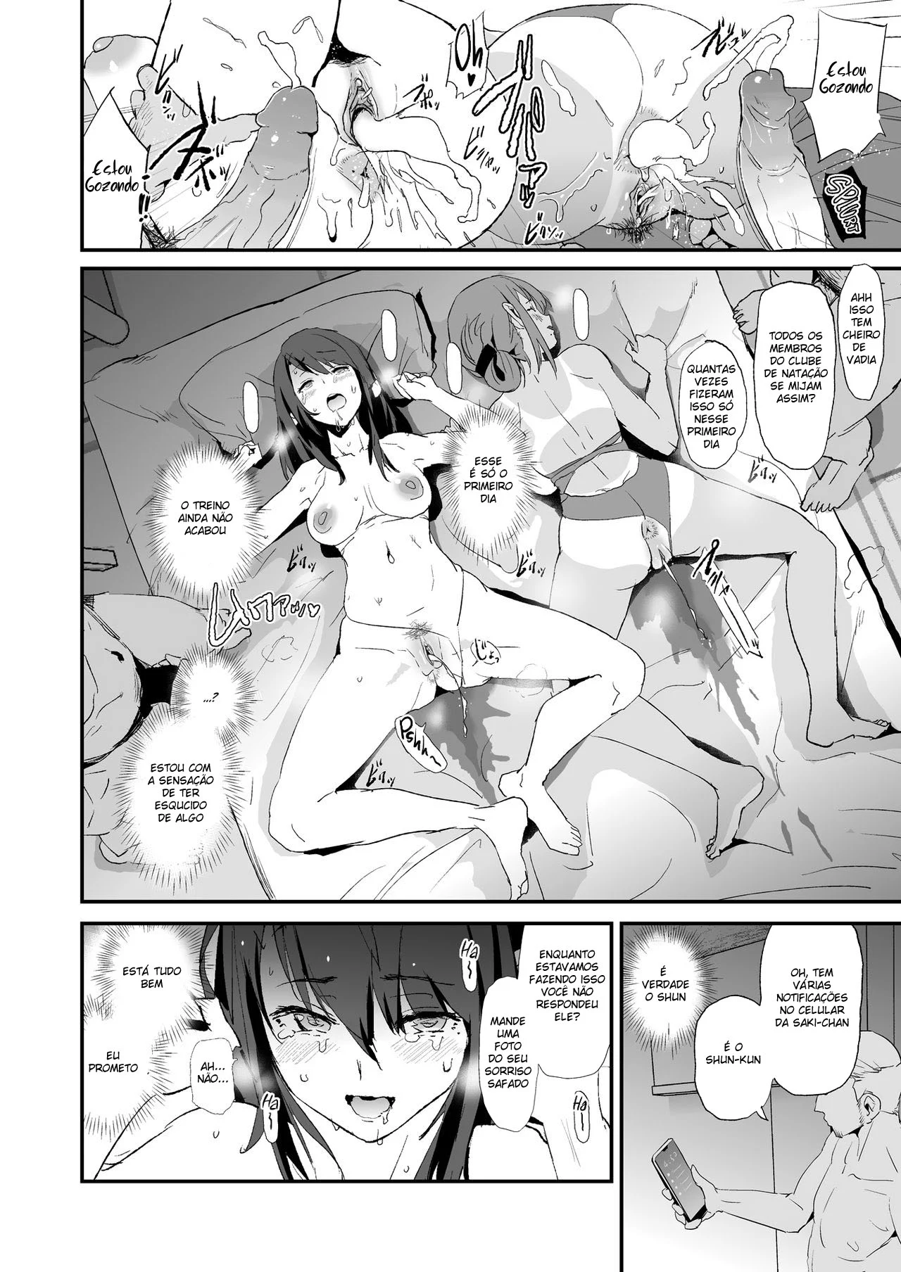 Namorada viciada em rola se oferece como escrava sexual do acampamento