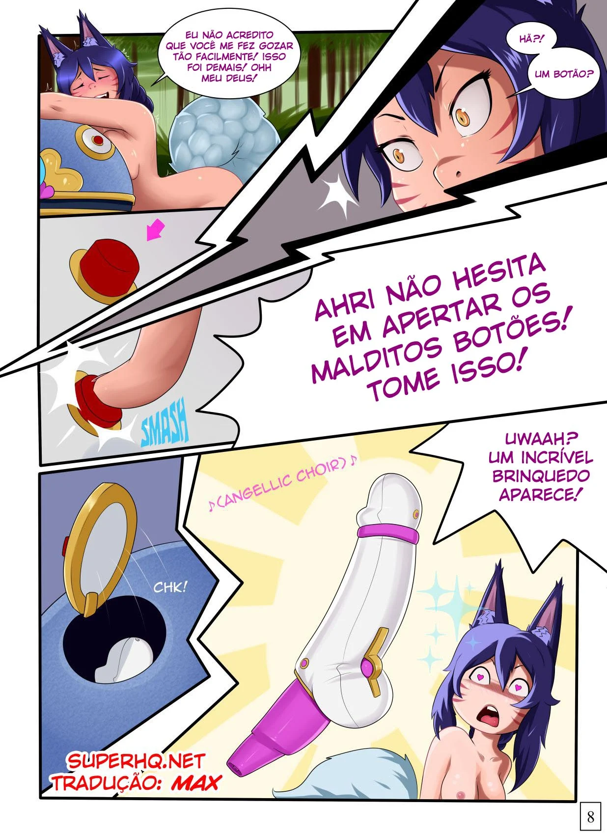 Lesbians Pervertidas: Quadrinhos Eróticos Explícitos com Inseto da Luxúria