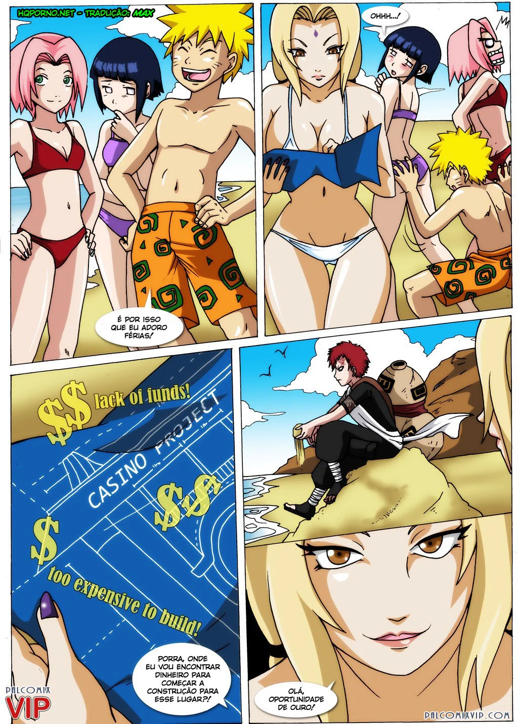 Tsunade Fode o Naruto Até Ele Gozar - Hentai Explícito em HQ