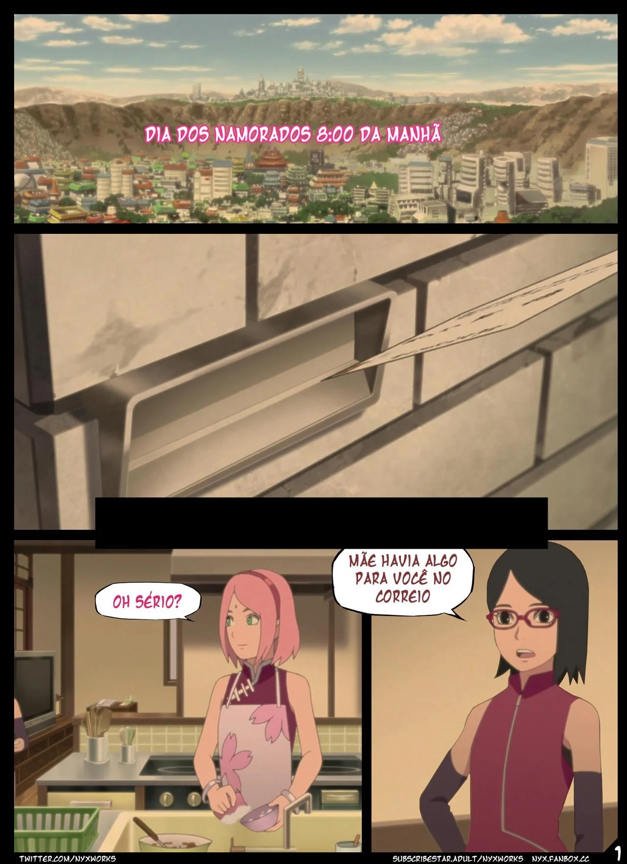 Dia dos Namorados Explícito: Sakura e Naruto em Cenas Proibidas