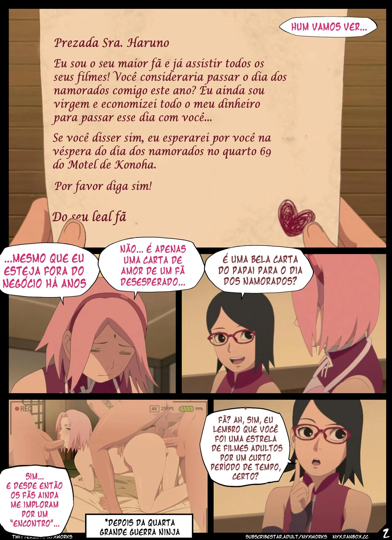 Dia dos Namorados Explícito: Sakura e Naruto em Cenas Proibidas