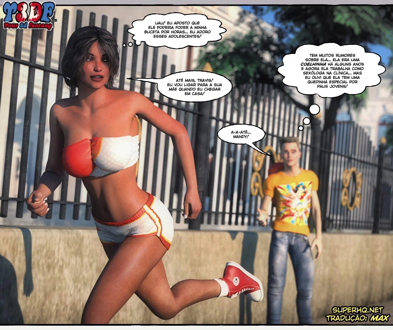 Pornô 3D Proibido: Quadrinhos Pornôs com Cenas Explícitas de Putaria