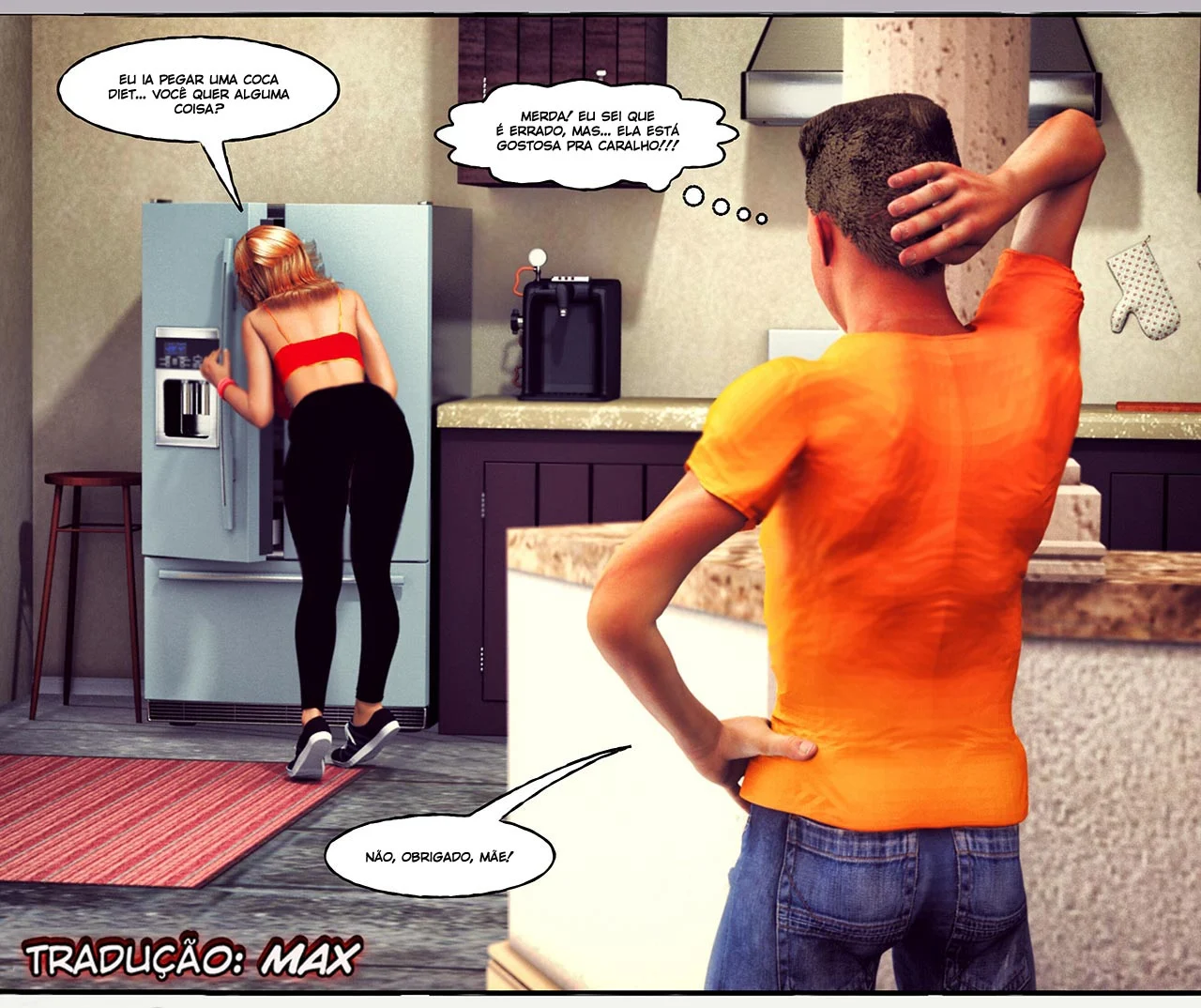 Pornô 3D Proibido: Quadrinhos Pornôs com Cenas Explícitas de Putaria