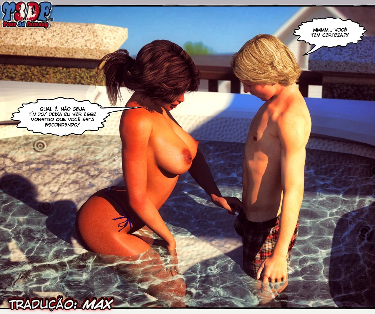 Pornô 3D Proibido: Quadrinhos Pornôs com Cenas Explícitas de Putaria