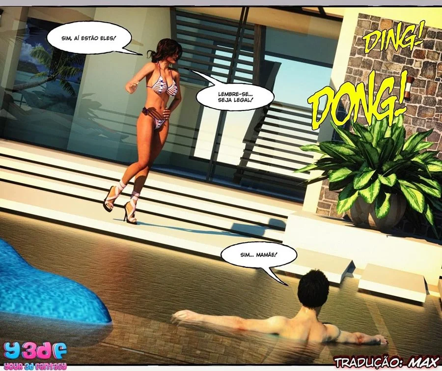 Passeio Proibido: Quadrinhos de Sexo 3D para Ficar de Pau Duro