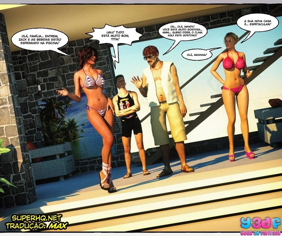 Passeio Proibido: Quadrinhos de Sexo 3D para Ficar de Pau Duro