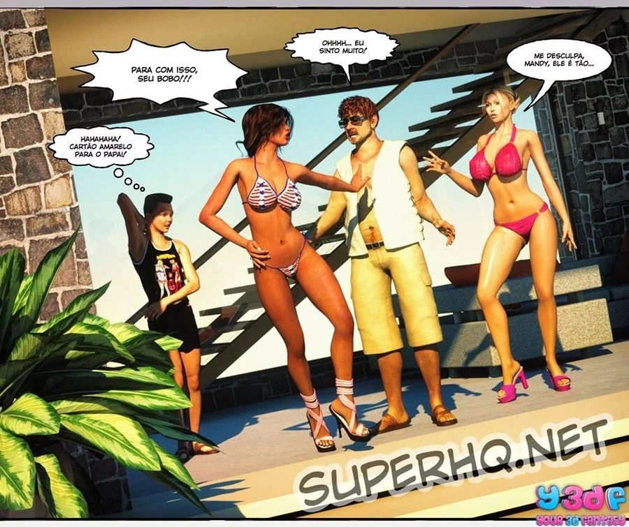 Passeio Proibido: Quadrinhos de Sexo 3D para Ficar de Pau Duro