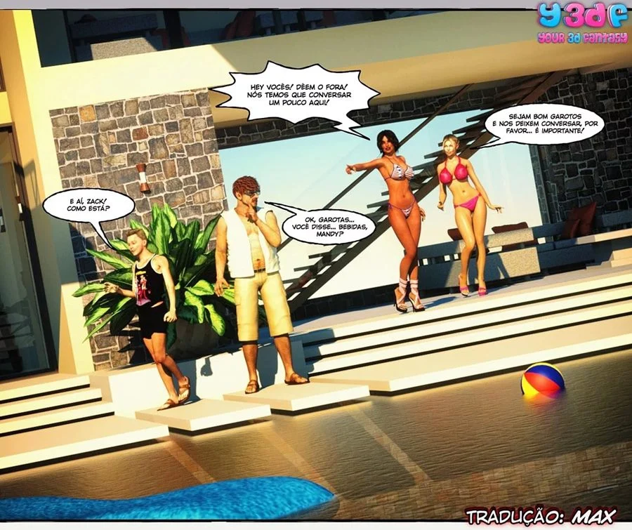 Passeio Proibido: Quadrinhos de Sexo 3D para Ficar de Pau Duro