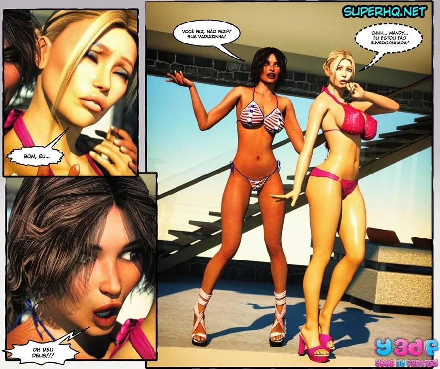 Passeio Proibido: Quadrinhos de Sexo 3D para Ficar de Pau Duro