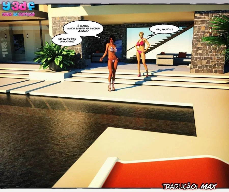 Passeio Proibido: Quadrinhos de Sexo 3D para Ficar de Pau Duro