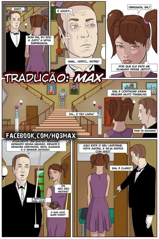 Patrão Fode a Empregada Gostosa no Trabalho - HQ Adulta Explícita