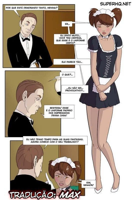 Patrão Fode a Empregada Gostosa no Trabalho - HQ Adulta Explícita