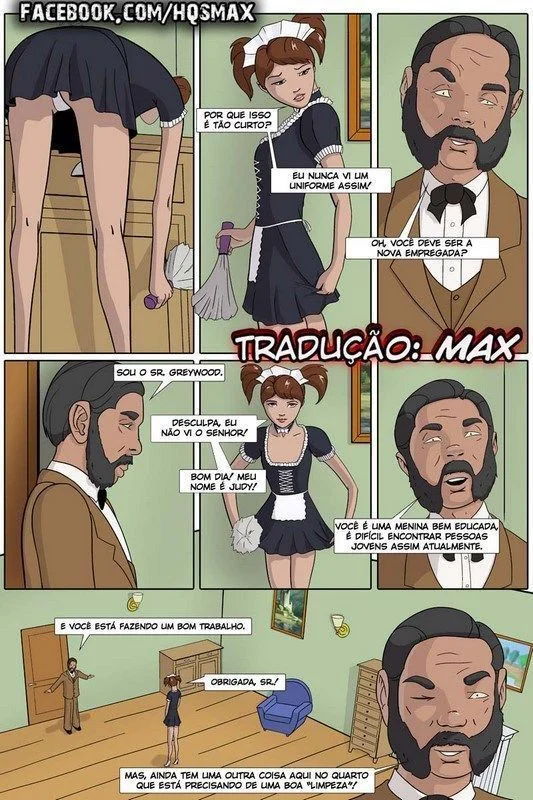 Patrão Fode a Empregada Gostosa no Trabalho - HQ Adulta Explícita