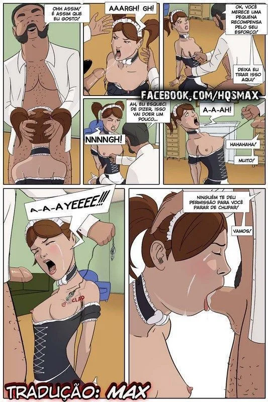 Patrão Fode a Empregada Gostosa no Trabalho - HQ Adulta Explícita