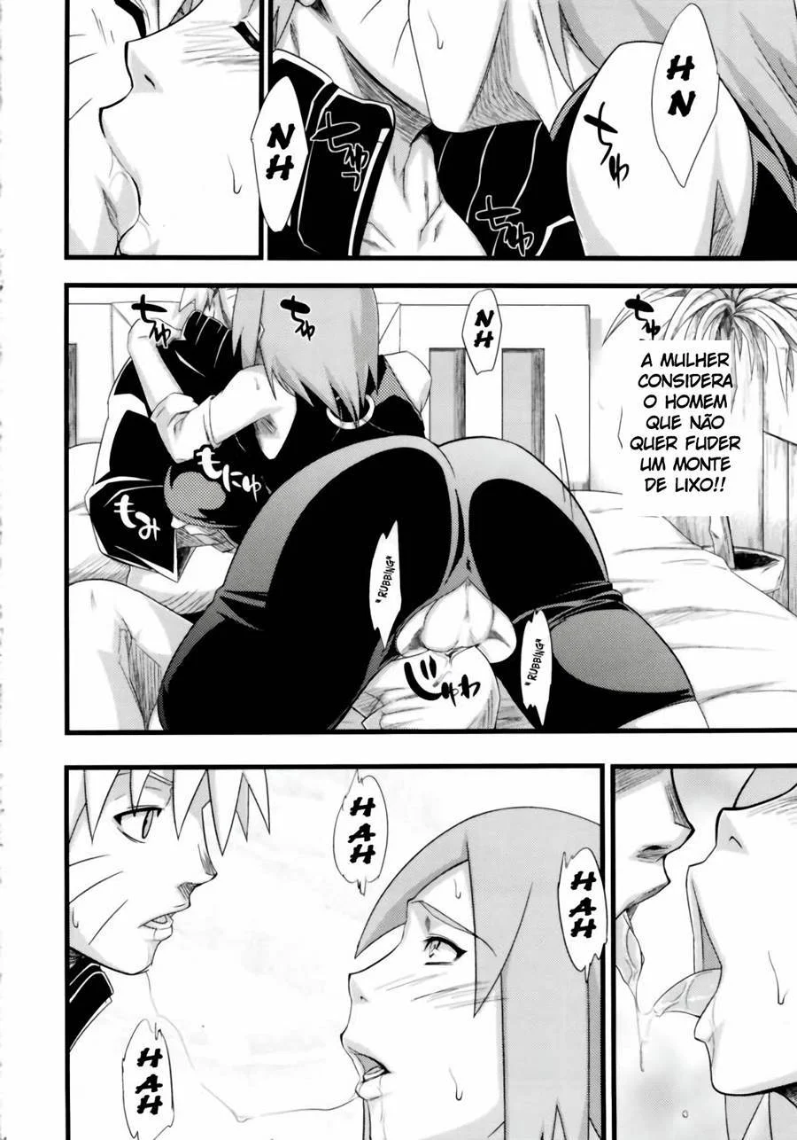 Naruto Arrebenta a Sakura em Cenas Picantes de Sexo Explícito em HQ