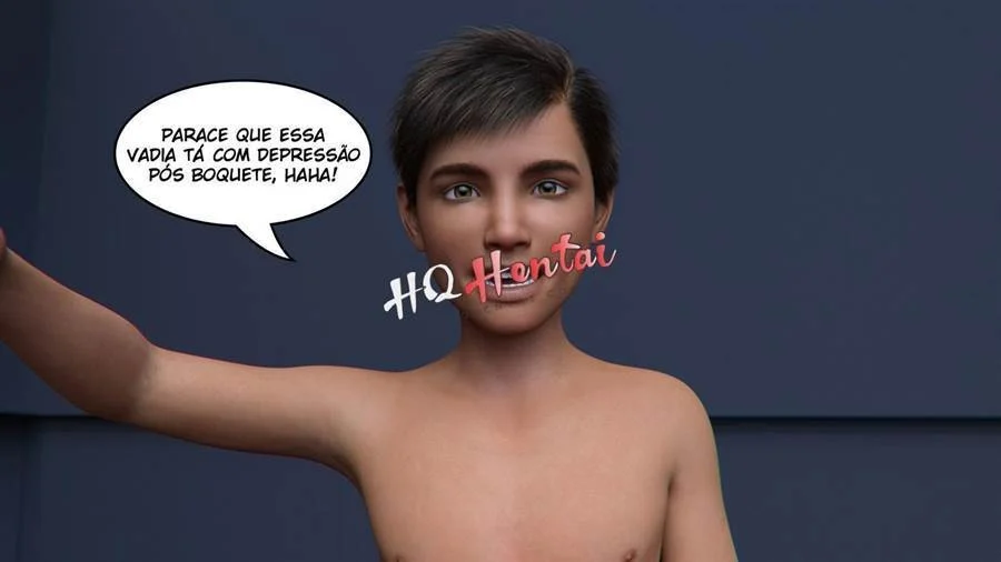 Mamando e comendo a mãe do meu amigo em HQ 3D explícita