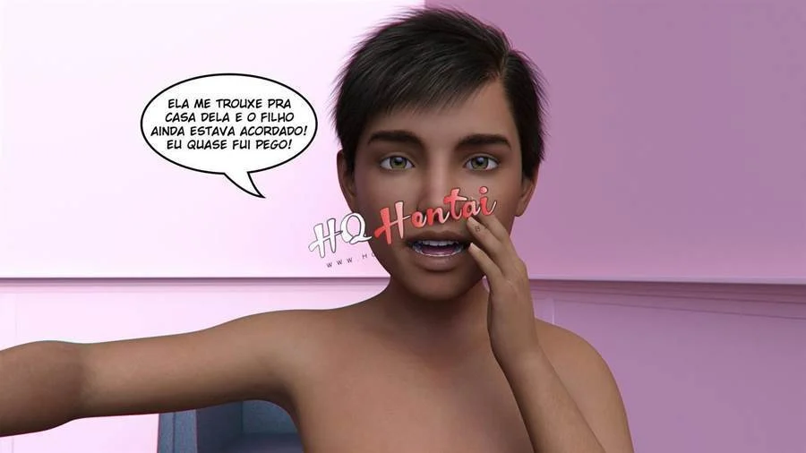 Mamando e comendo a mãe do meu amigo em HQ 3D explícita