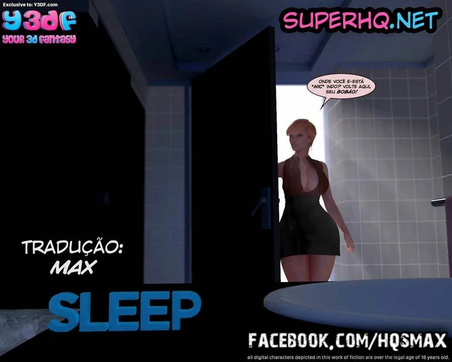 Vadias em 3D: Mamãe Bêbada Dando com Tudo nos Quadrinhos