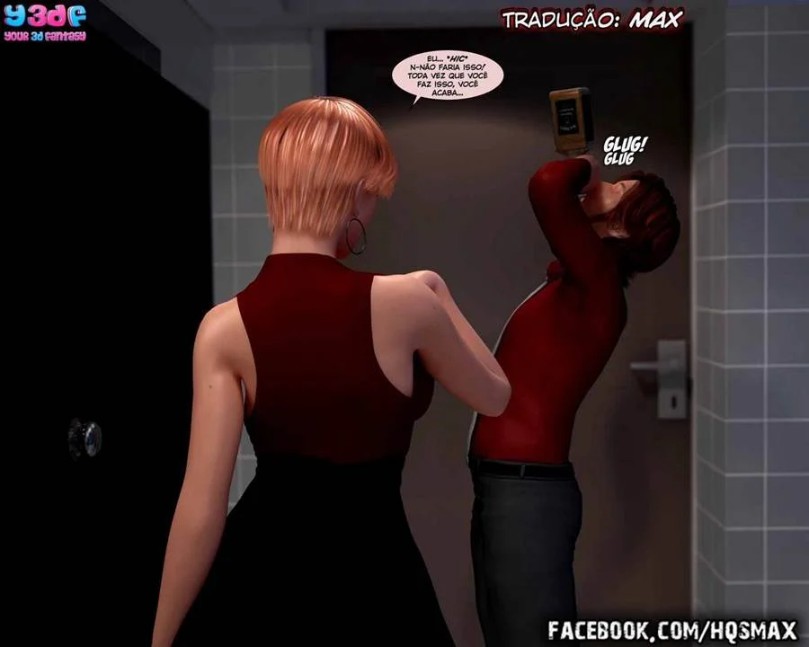 Vadias em 3D: Mamãe Bêbada Dando com Tudo nos Quadrinhos