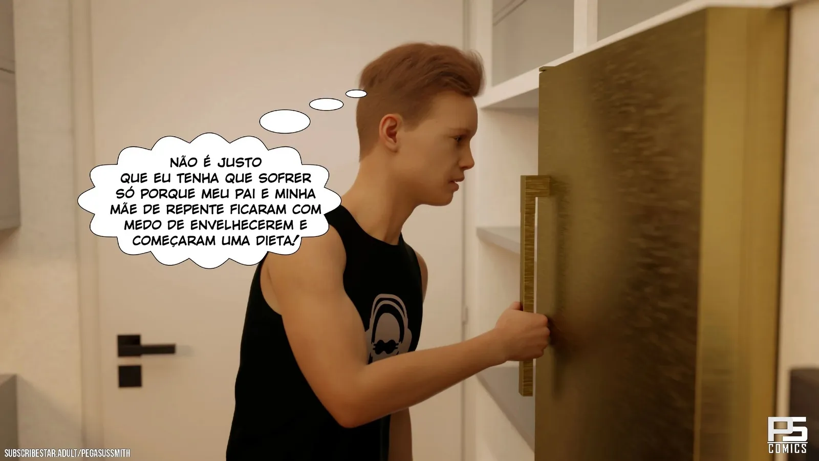 Pervertida Fodida Por Cavalo no Escuro: HQ 3D Explícita